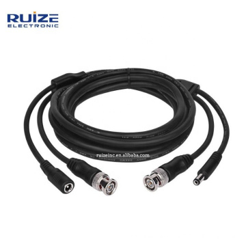 customize cctv BNC DC extension coaxial cable rg58 rg59 video power cable for cctv camera